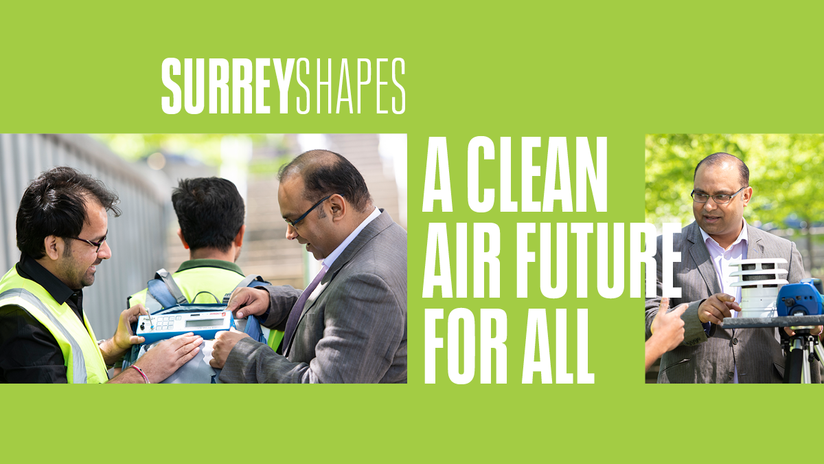 Prashant Kumar wins HaagenSmit Clean Air Award air quality's 'Nobel Prize' University of Surrey